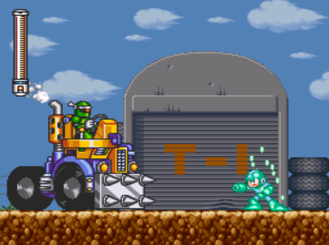 Mega Man 7 screenshot - Turbo Man